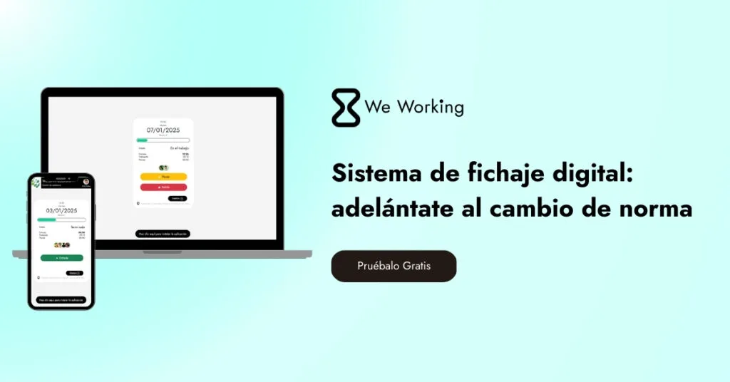Trabajos sin obligación de fichar las horas