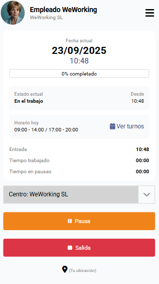 Registrar asistencia diaria 2