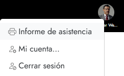 Descargar informe propio de asistencia